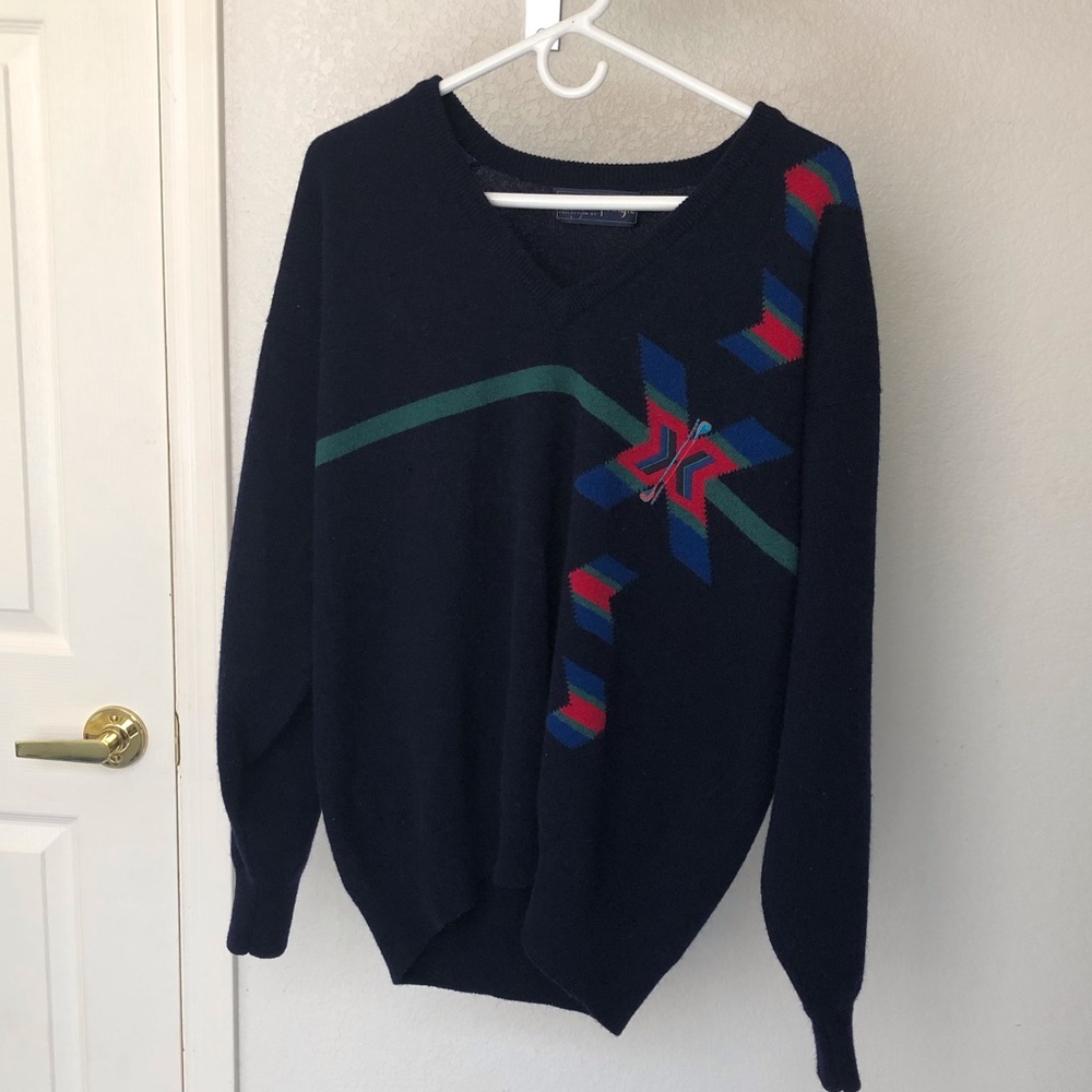 Pringle Men’s Retro Golf V-neck Sweater